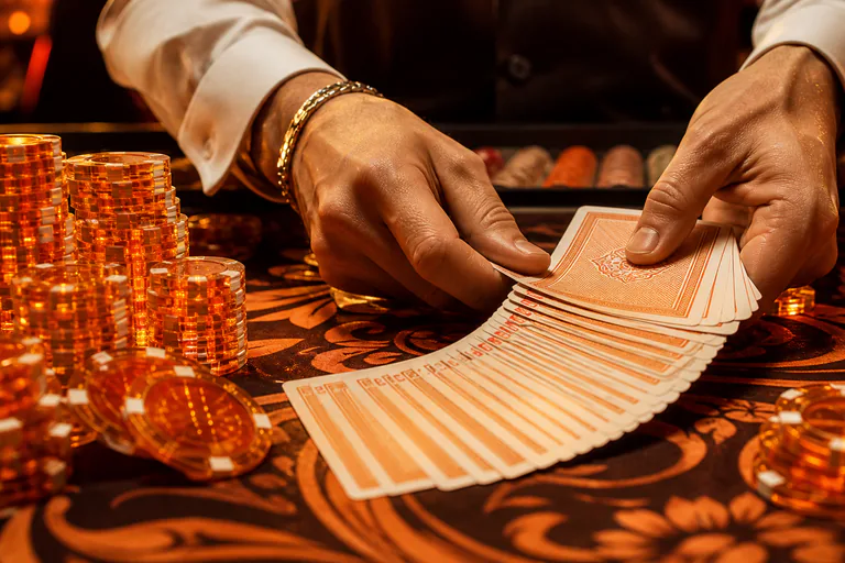 Persona che imposta con calma un limite di deposito nell'area riservata del proprio conto di gioco
